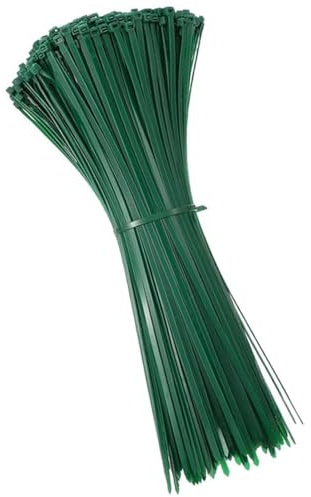 100 Pack of Green Cable Ties, 200 mm x 3.6 mm Premium Tie Wraps, Nylon Zip Ties, Secure Self-Locking,Multi-Purpose Plastic Tie Wraps for Home, Garden, Office, DIY