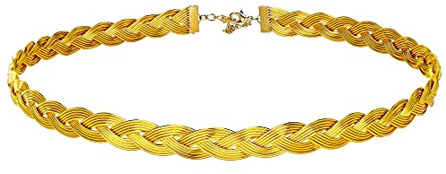 PartyforU Gold Wikinger Keltischer Kreis - Wikinger Mittelalter Geflochtene Vintage Krone für Männer Frauen Renaissance Cosplay Zubehör