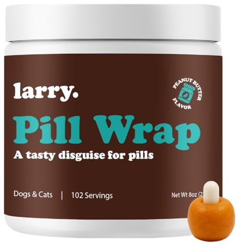 Peanut Butter Pill Wrap for Dogs - Pet Pill Paste - Hide Dog Medication Pockets - Dog Treats for Medicine Hide Pill - 102 Servings - 8 oz - Made in USA