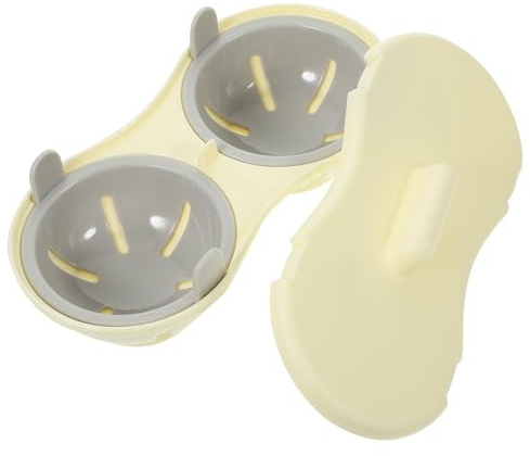 NUOBESTY Escalfador de Huevos para Microondas, Molde Reversible de Pp Apto para Vapor, Tapa Desmontable, Taza para Cocinar Huevos, Utensilio Práctico para Desayuno en Casa