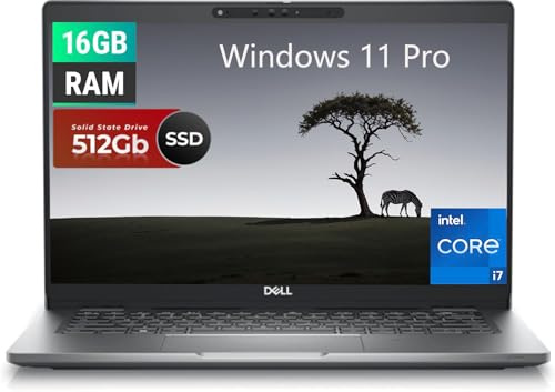 Dell Latitude 5330 Business Laptop, 13.3 Inch FHD (1920 x 1080), Intel Core i7-1265U, 16GB RAM, 512GB SSD, US QWERTY Keyboard, Windows 11 Pro (Refurbished)