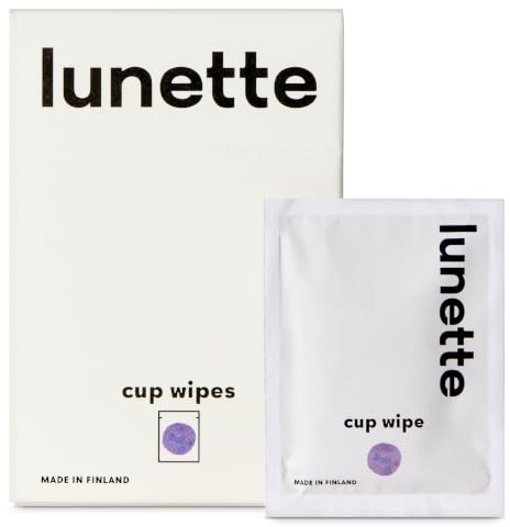 Lunette Salviette per Coppette e Dischi Mestruali, 20 pz