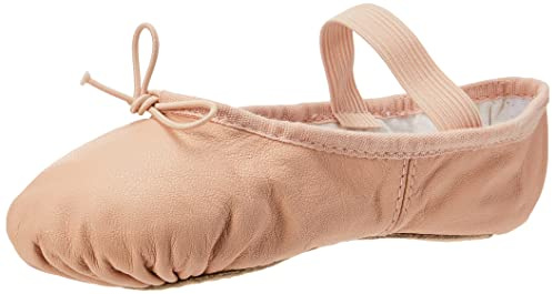 Bloch Girls Girl's Dansoft Full Sole Leather Ballet Slipper/Shoe Dance Shoe, Pink, 13.5 Little Kid US