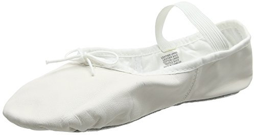 (S0209) Bloch Arise Leder Ballettschuh Weiß EU 35.5 B UK 2.5 B