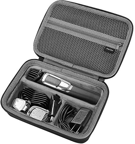 ProCase Étui pour Philips Series 3000/5000 et Philips Tondeuse à Barbe Série 3000/5000, Boîte de Rangement pour Tondeuse à Barbe Homme, Sac de Voyage pour Tondeuses Visage et Accessoires -Noir