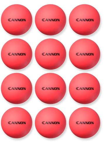 Cannon Sports 12 Pack High-Bounce Handballs - Bulk Pack for Training, Games, Recreational Sports, and Fetch Play - Durable Rubber High-Bounce Ball