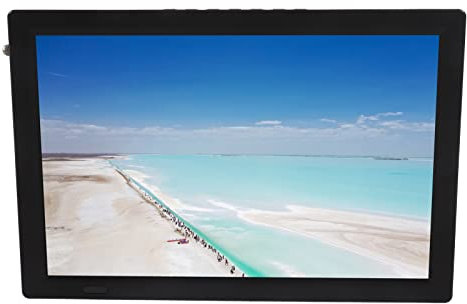Goshyda Tragbarer Digitalfernseher, 1280 x 800 14-Zoll-LED-Display, ATSC Same Screen-Funktion, Reise-Digital-TV für Autokinder