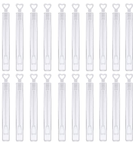 CYIOU 50 Stück Partytütenblasen Mini Seifenblasenmacher Hochzeit Seifenblasen kleine Seifenblasen Partytüten Kindergeburtstag Partytütenfüller, Hochzeitsbevorzugungen, Spielzeug 10,5 x 1 cm (leere