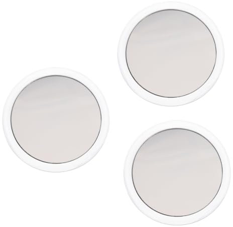 FRCOLOR 3 Espejos de Maquillaje con Ventosa, Aumento de Ventosa, Espejo de Maquillaje con 20 aumentos, Espejo de Aumento con Ventosa, Marco de plástico