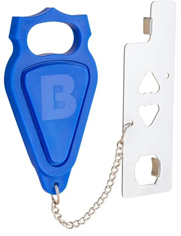 BRINKS – Portable Security Door Locks for Home, Dorm Room, Apartment, Hotel Safety, Short-Term Rentals, Security Door Latch - Privacy Latch, Easy Install (1 Pack)