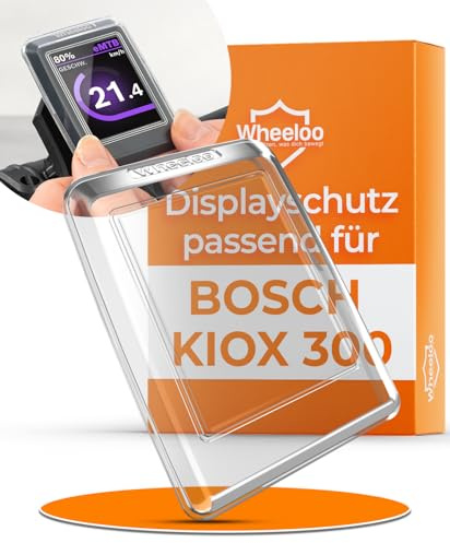 Wheeloo Pellicola protettiva per Kiox 300 I schermo Ebike I trasparente e impermeabile I E Bike Display Accessori
