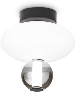 Ideal Lux LUMIERE Lampada LED Integrata a Semi Incasso Nera 2350Lm 3000K