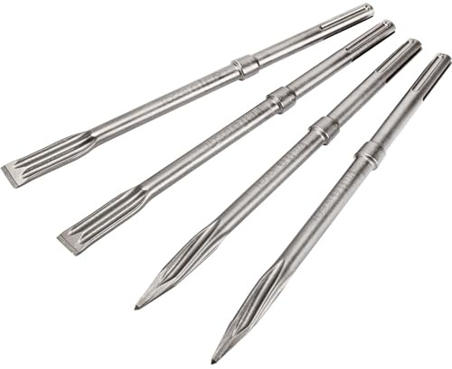 BOSCH Meissel-Set SDS-Max Rtec 4-teilig in Röhre