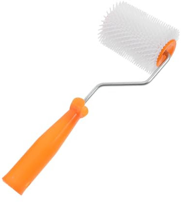 OSALADI Outil De De Bulles Rouleau À Pointes Pour Sol Époxy Rouleau De Brosse Anti-mousse Chape Autonivelante