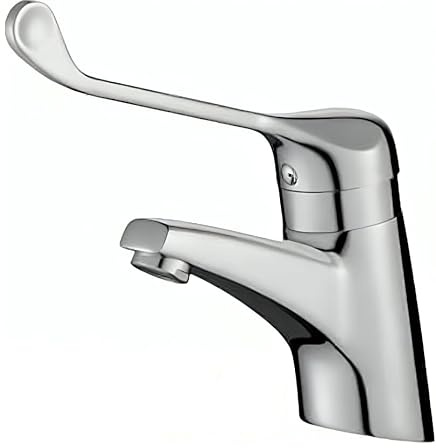 Sequential Chrome Thermostatic Basin Mixer Tap, 150mm Long Lever, TMV3 WRAS Approved, Polished Chrome
