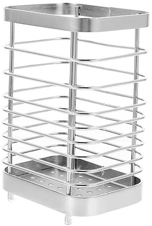 Garneck Kompakter Essstäbchenhalter - Küchenutensilienhalter Mit Drainage Und Schlankem Design