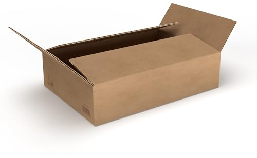 RaKuPack Versandkarton 50 Stück Faltkarton 342x242x84mm Innenmaß (34,2x24,2x8,4cm) Verpackungskarton Warensendung Karton braun Faltschachtel Pappkarton Versandschachtel Kartonage verschiedene Größen