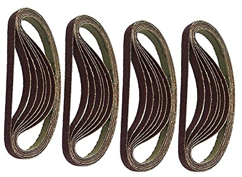 SDGBCXD, Banda de lijado, banda de pulido de papel de lija, kit de 10 piezas de banda de lijado abrasiva de 60 a 800 granos for pulir y esmerilar carpintería,Bandas de lijado