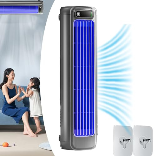 Shirem Ace Enfriador Silencioso de Pie Para Dormir, Ventilador Portátil Interior con 3 Velocidades (2 Pieza)