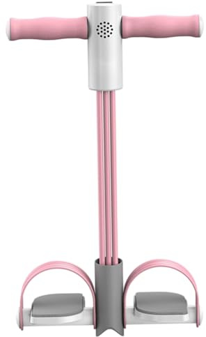 Bande de résistance à l'étirement pédale, extracteur Multifonctionnel à 6 Tubes de Yoga élastique pour Exercice Asseyez-Vous Le Bodybuilding Expander pour Le Yoga, l'entraînement, 11x22 Pouces