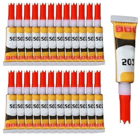 36 Stück Sekundenkleber, Superglue, Schnellhärtend, Hohe Klebekraft, für Metallwerkzeuge, Holz, Schuhwerk und Mehr, für Haushalt und Bastelprojekte