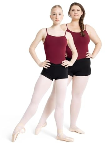 Capezio Women's V-Front Boy Short, Black, X-Large