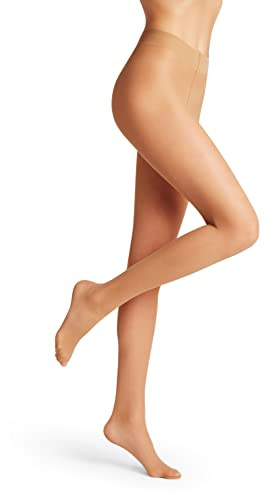 FALKE Women's Matte Deluxe 20 Denier Tights, Designer Hosiery, Casual or Dress Clothes, Fine Sheer Transparent, Nylon, Beige (Sun 4099), XL, 1 Pair