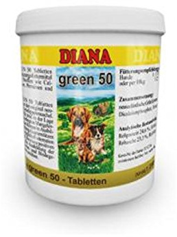 DIANA Ergänzungsfuttermittel GREEN 50 Grünlippmuschel-Tabletten 45g für Hunde