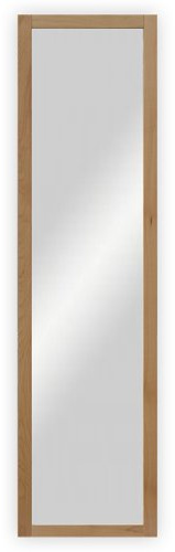 dreiBaum Wand- / Garderobenspiegel mit Holzrahmen, Buche lackiert - ca. 39 x 102,5 cm