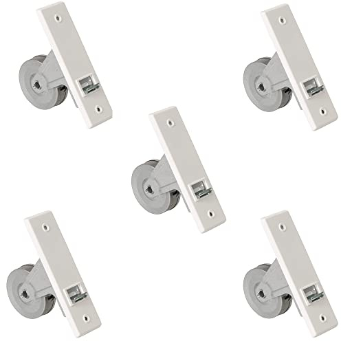 Rollwin 5x Gurtwickler Unterputz 135mm ohne Gurt – Rolladen Gurtwickler Unterputz Weiß für 23mm Rolladengurt – Einlasswickler aus Deutschland – Rolladenwickler Rollo Aufwickler Gurtaufroller