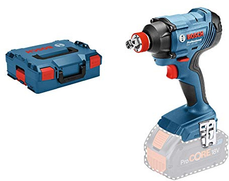 Bosch Professional GDX 18 VA 180 Cordless Impact Driver (Without Battery, 18 V System, Impact Rate: 0-3600 ipm, in L - Boxx)