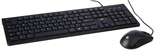 MYKA KM-L03 Kit Tastiera e Mouse usb 2.0 Con Filo Layout Italiano Multimediale ,105 Tasti