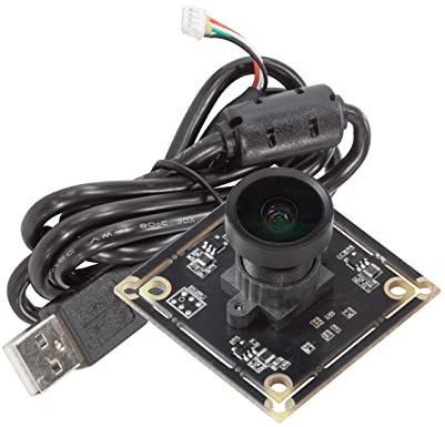 Arducam 5MP Weitwinkel-USB-Kamera für Computer, 0,6 cm CMOS OV5648 Mini UVC USB 2.0 Video-Webcam mit Mikrofon, mit 1 m Kabel