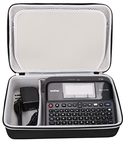 FBLFOBELI Hartschalen-Tragetasche für Brother P-Touch Etikettendrucker PTD410/PTD600/D610BT Connected Label Maker