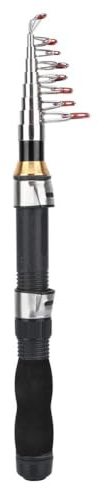 Telescopic Fishing Rod, Portable Mini Pocket Fishing Rod Pen Rod Fishing Pole Ice Fishing Rod Mini Sea Fishing Tools 28049-100, Retractable Jigging Rod for Fishing Beginner and Angler(1.2M)(1.9M)