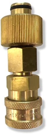 Conector de acoplamiento rápido M&M Smartek, adaptador de bayoneta de 1/4 de pulgada para lanza de espuma, limpiador de coches con boquilla de espuma de alta presión (Para Easy!Force TR22#9)