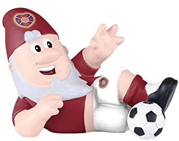 FOCO Official Heart Of Midlothian FC Sliding Tackle Football Garden Gnome