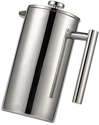 Cabilock Stainless Steel Press Pot for Filtration Tea Material Heat Resistant Household Tea Kettle Filter for Coffee Brew