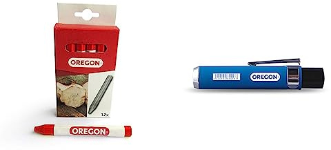 Oregon 520272 Halterung für Kennzeichnung Crayon, 1 Stück (1er Pack) & Multi Surface Marking Crayon, Professionelle 6-Seitige Kreidemarker