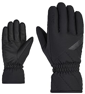 Ziener Damen KAJANA Ski-Handschuhe/Wintersport | Primaloft, warm, Black, 7,5
