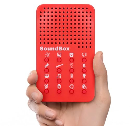 ArtCreativity Funny Noises Machine with 16 Sound Effects, Electronic Prank Noisemaker Toy for Boys Ages 7–12, Joke Sound Box with Applause, Laughter & Buzzer