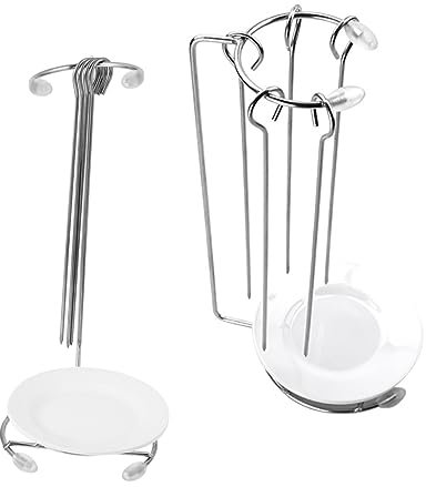 POPETPOP 2ensembles Supports De Barbecue Acier Inoxydable Brochettes Étagères De Grillades Pratiques pour Viande Et Légumes De Racks Suspendus pour BBQ