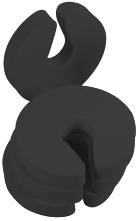 Tür-Fingerschutz, 6 Stück, Schaumstoff-Türstopper für Kinder, Fingerklemmschutz aus weißem Schaumstoff, Sicherheitstürstopper, Weichschaumkissen, tion