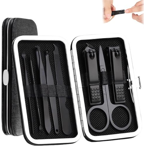 Kit Manicura Profesional,Set Manicura,Set De Manicura,Estuche Manicura,Set Manicura Profesional,Kit Cortauñas,Adecuado Para Hoteles, Viajes, Escuelas Y Pedicura De Uso Doméstico Para Uñas