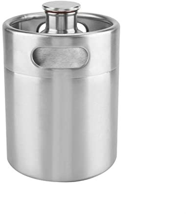 SRKATI Heimbrau-Sets bierbrauset 2L/4L/5L Bierfass Hält Doppelgriffe Für Heimwerker Camping Abendessen Werkzeuge(2L)