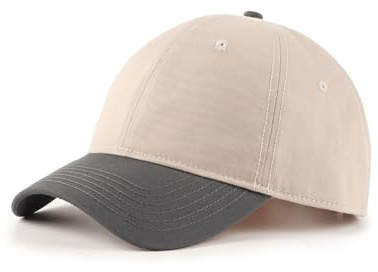 Zylioo XL/XXL Washed Cotton Baseball Cap Big Heads Caps Men Women Large Running Caps 23.5–25.5 in Vintage Sports Cap for Outdoor Golf Tennis