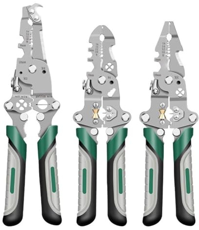 Elettricista Wire Crimper Peeler Pinze Cavi Spogliatura Multifunzionale Pressa Crimpatura Lato Lordo Pinza Strumento di Taglio Terminale