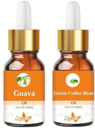 Crysalis Oil Bundles -Guava (Psidium Guajava) 30ml & Green Coffee Bean (Coffea Arabica.) 30ml
