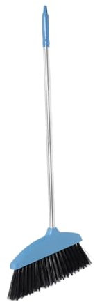 Didiseaon Soft Bristle Broom for Outdoor Sweeping Wide Angle Floor Broom Long Handle Heavy Duty Patio Cleaning Brush for Lawn and Garage Floors