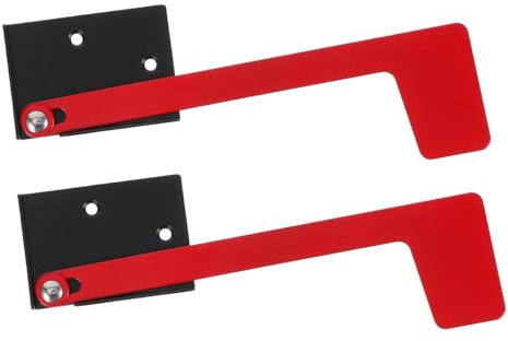 Kisangel 2set Bandiera Adesiva Per Cassetta Postale Supporto in Metallo Per Decorazione Esterna Avviso Per Posta Sostituzione Facile e Duratura